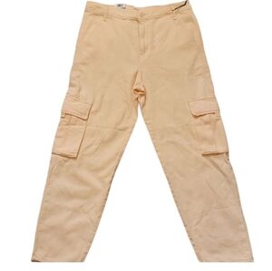 Levi's Orange Premium High Rise Cargo Pants Size 27‎